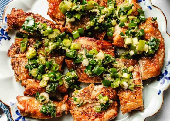 Crispy Scallion Chicken